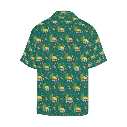 Camping Camper Pattern Print Design Hawaiian Shirt