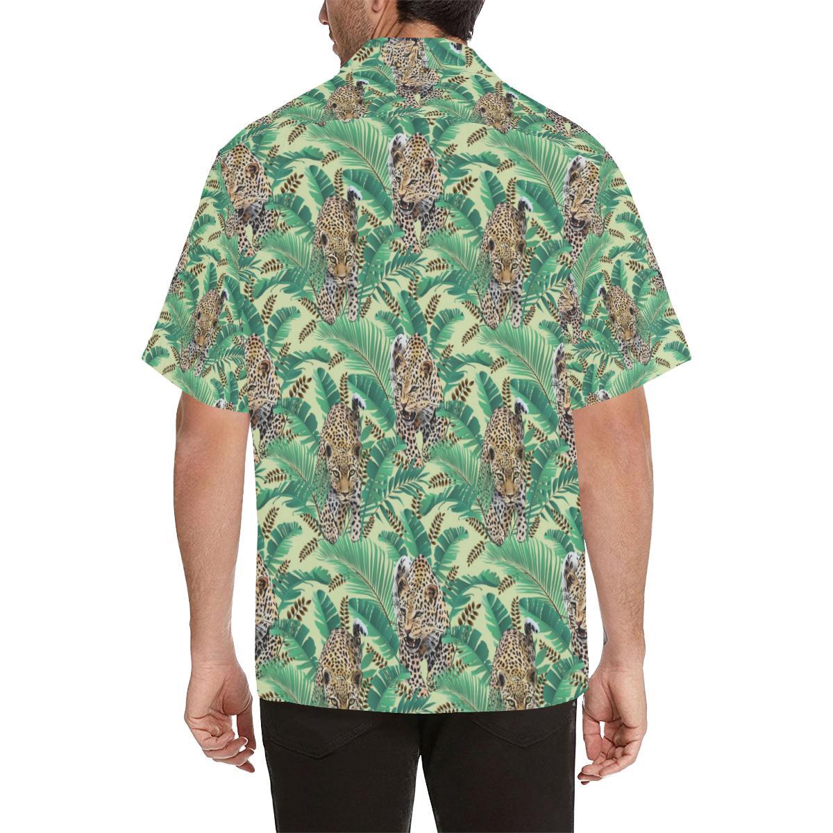 Leopard Pattern Print Design Hawaiian Shirt