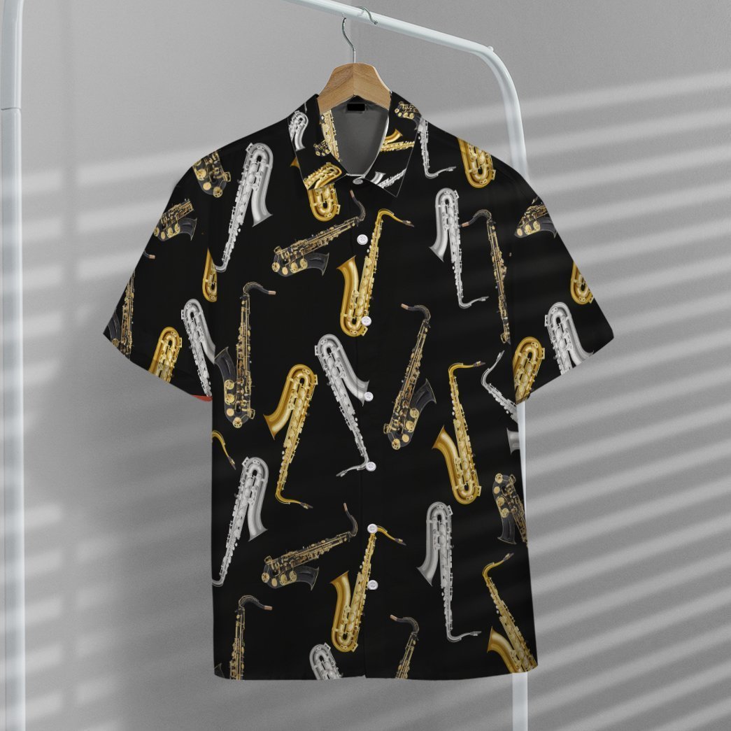 Amazing Saxophone 3D All Over Printed Hawaiian Shirt | Unique Beach