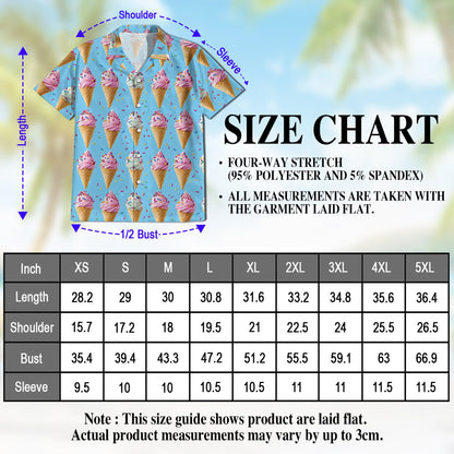 Ice Cream Matching Dog Owner Hawaiian Shirts, Funny Pet Aloha Shirt for Beach Vacation - Azhawaiian