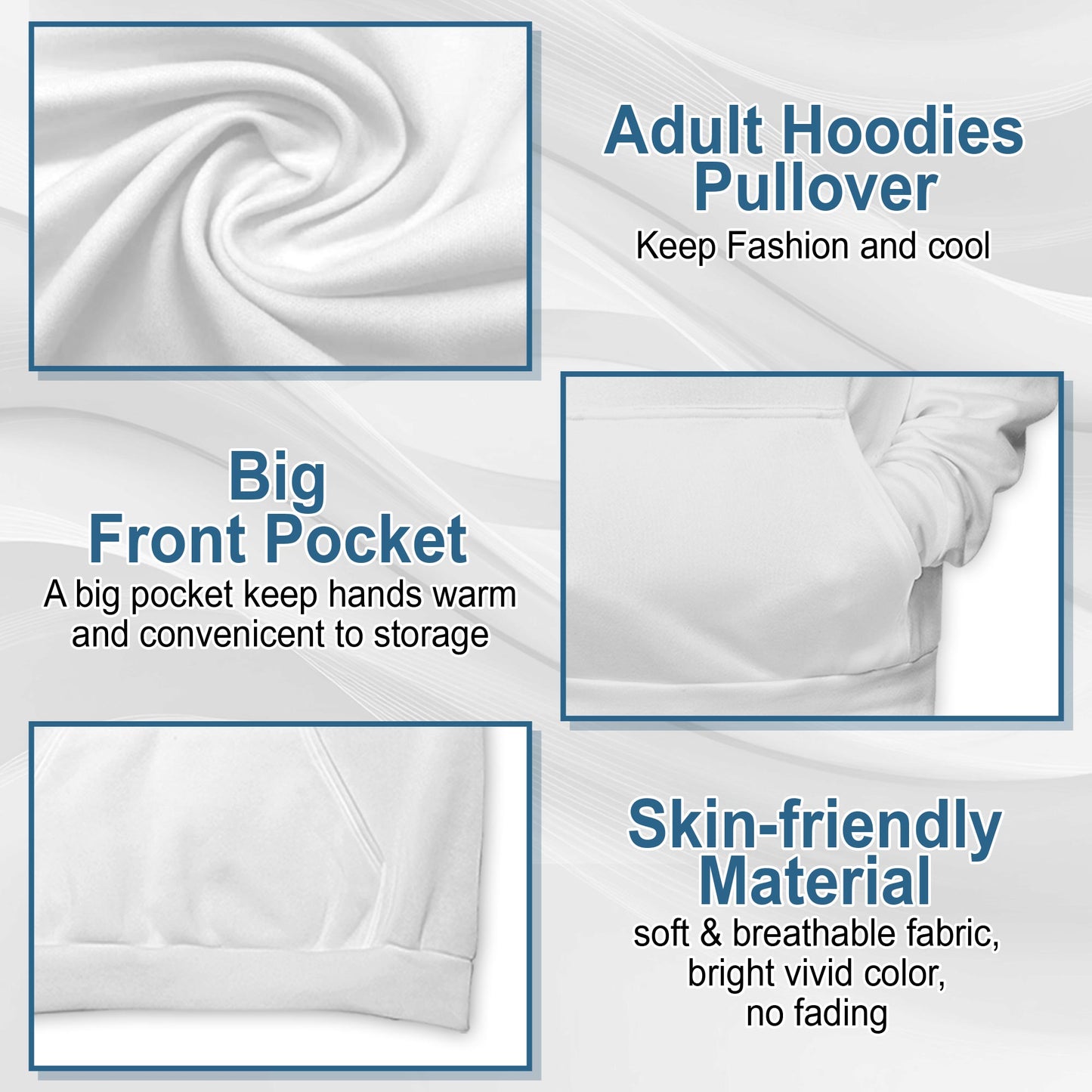 Skull Christmas All Over Print Hoodie, Santa Hat Skeleton Graphic Design