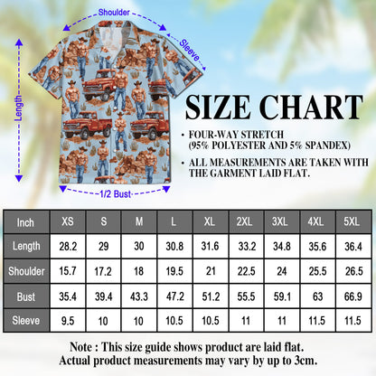 Cowboy Vintage Western Matching Dog Owner Hawaiian Shirts, Funny Pet Aloha Shirt for Beach Vacation - Azhawaiian