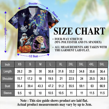 Music Night Hawaiian Shirt for Men, Button Down Aloha Shirt - Azhawaiian