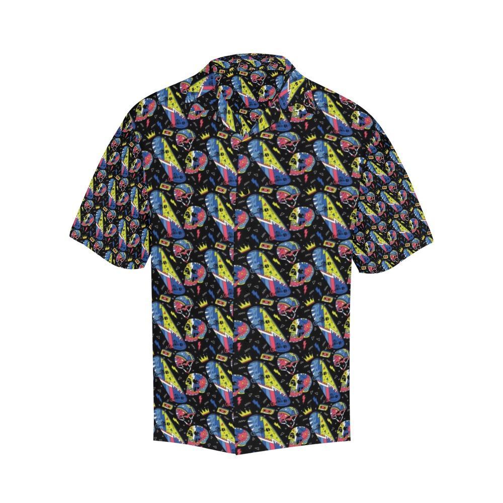 Skateboard Print Design Hawaiian Shirt