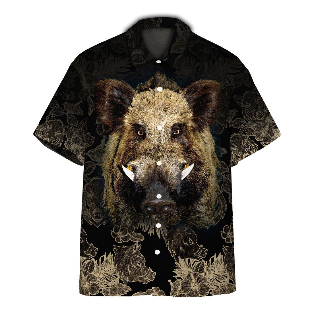 3D Boar Hawaii Shirt