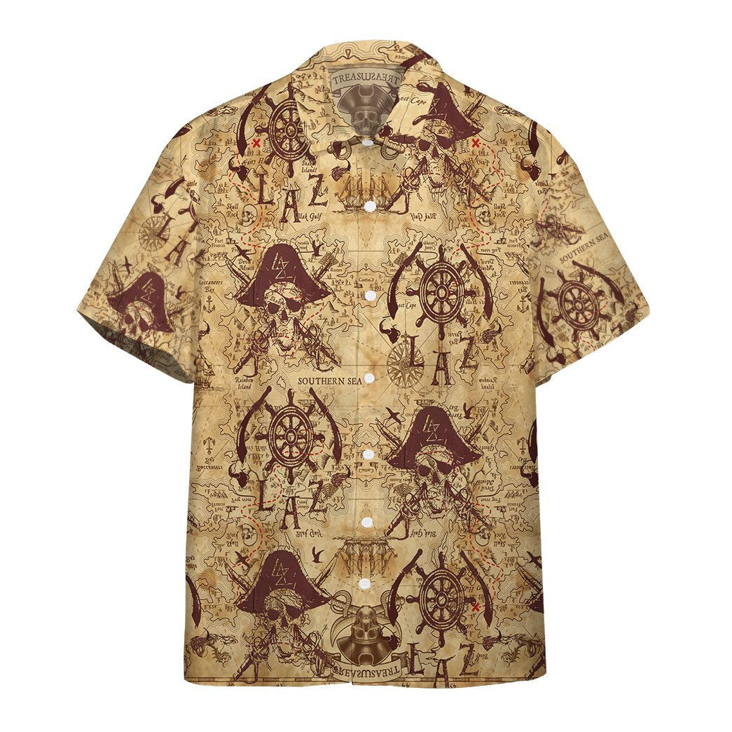  3D Pirate Hawaiian Custom Short Sleeve Shirts