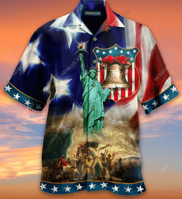 God Bless Freedom Not Slavery Hawaiian Aloha Shirts #V