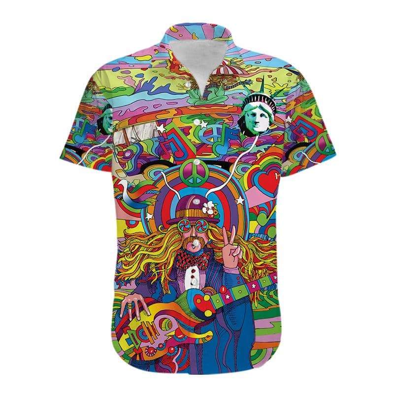 Amazing Hippie V2 Hawaiian Aloha Shirts 