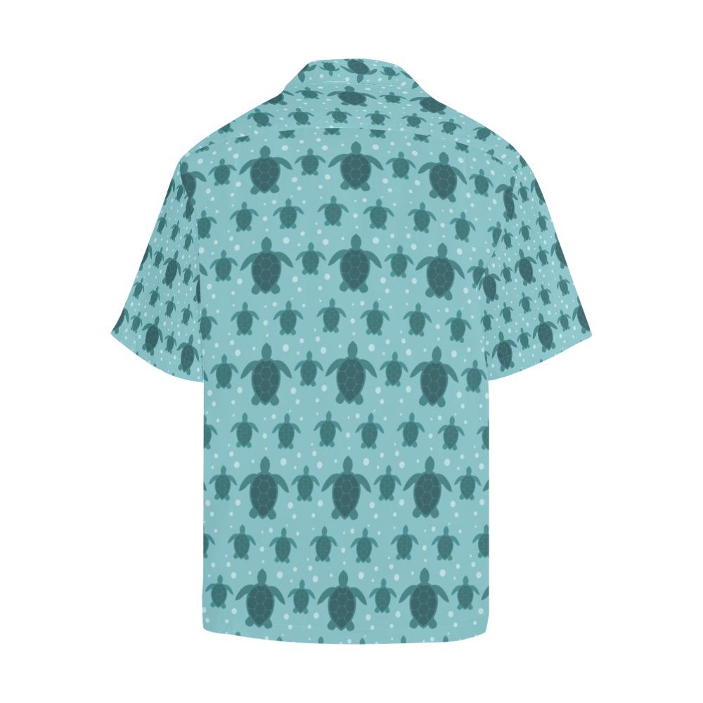 Sea Turtle Print Design Hawaiian Shirt