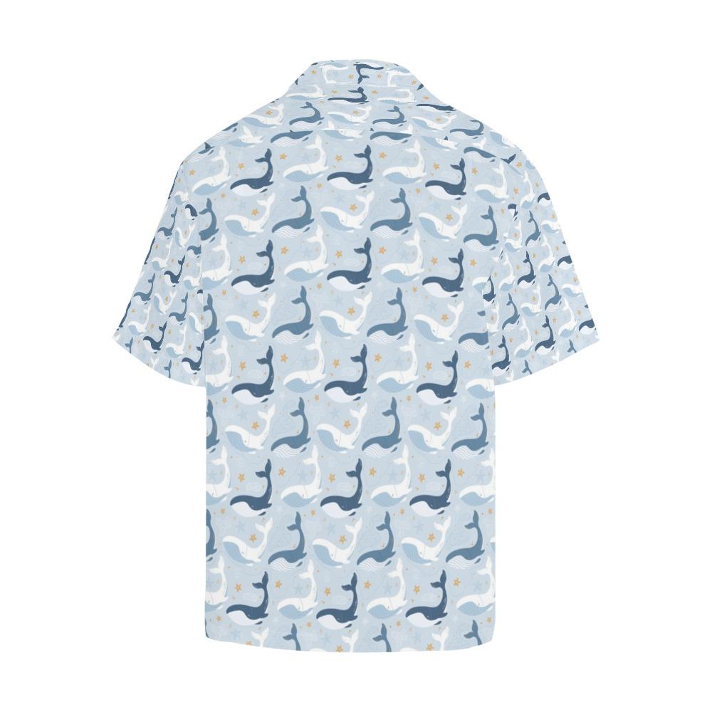 Whale Print Design Hawaiian Shirt