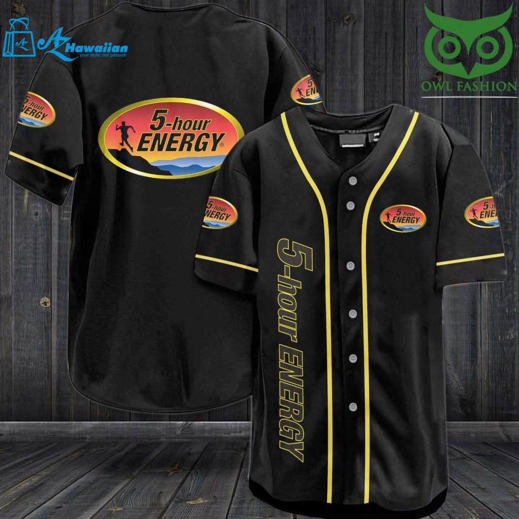 5 Hour Energy Baseball Jersey Shirt