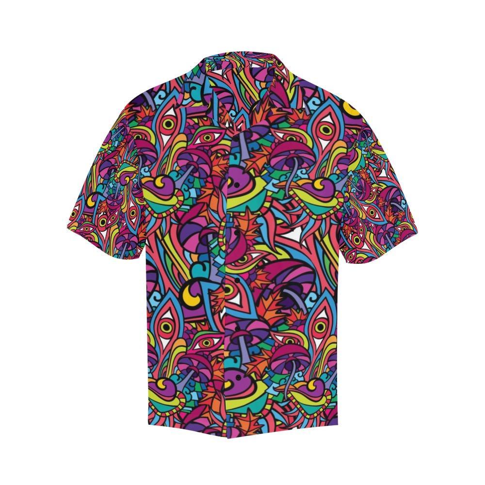 Trippy Print Design Hawaiian Shirt