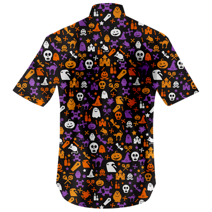 Cartoon Halloween Hawaiian Shirt