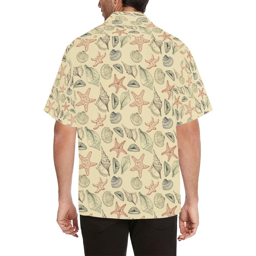 Seashell Print Design Hawaiian Shirt