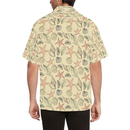 Seashell Print Design Hawaiian Shirt