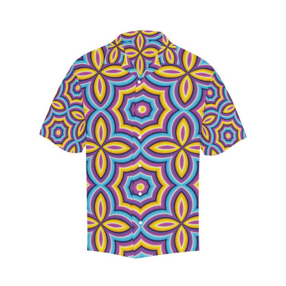 Optical Illusion Pattern Print Design A Hawaiian Shirt
