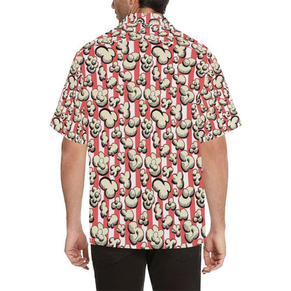Popcorn Pattern Print Design 05 Mens All Over Hawaiian Shirt