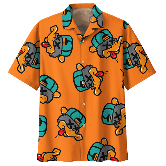 Duck  Orange High Quality Unisex Hawaiian Shirt For Men And Women Dhc17063612