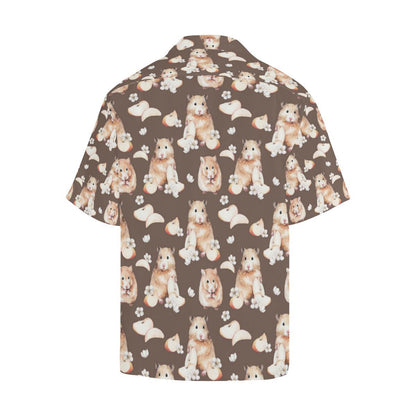 Hamster Pattern Print Design Hawaiian Shirt