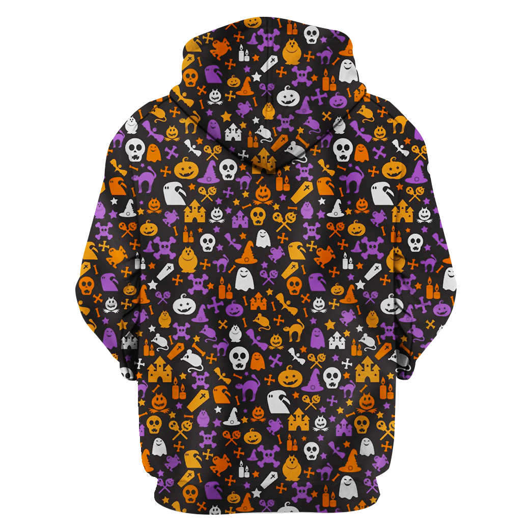 Cartoon Halloween Hawaiian Shirt