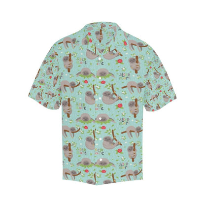 Sloth Print Design Hawaiian Shirt