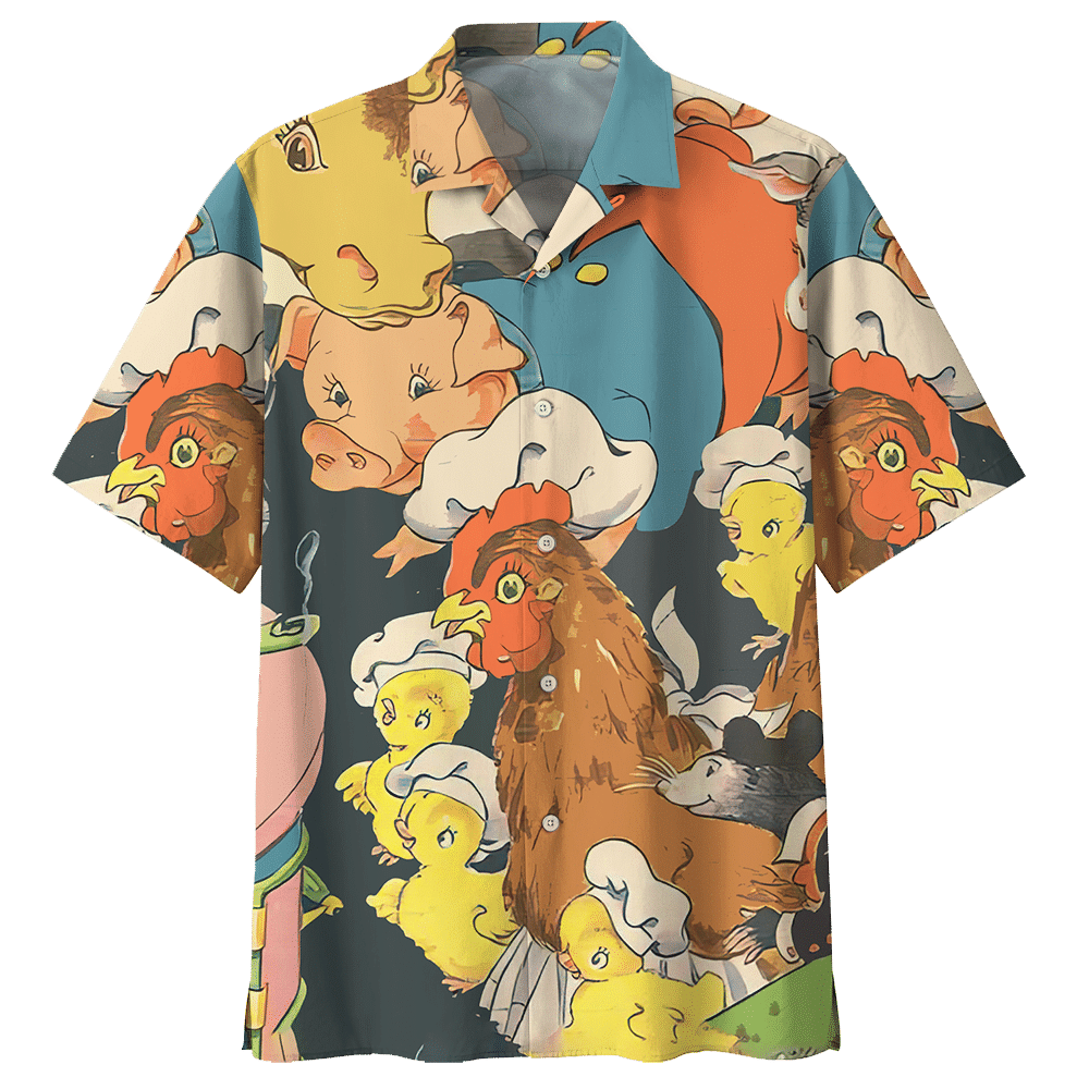 Chicken   Colorful Amazing Design Unisex Hawaiian Shirt For Men And Women Dhc17063731