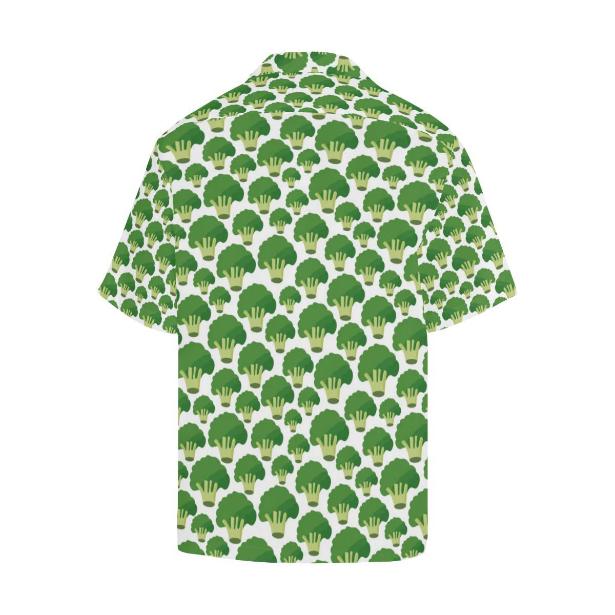 Broccoli Pattern Background Mens All Over Print Hawaiian Shirt