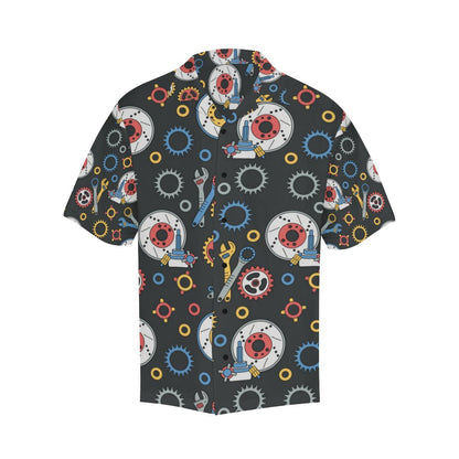 Mechanic Pattern Print Design Hawaiian Shirt