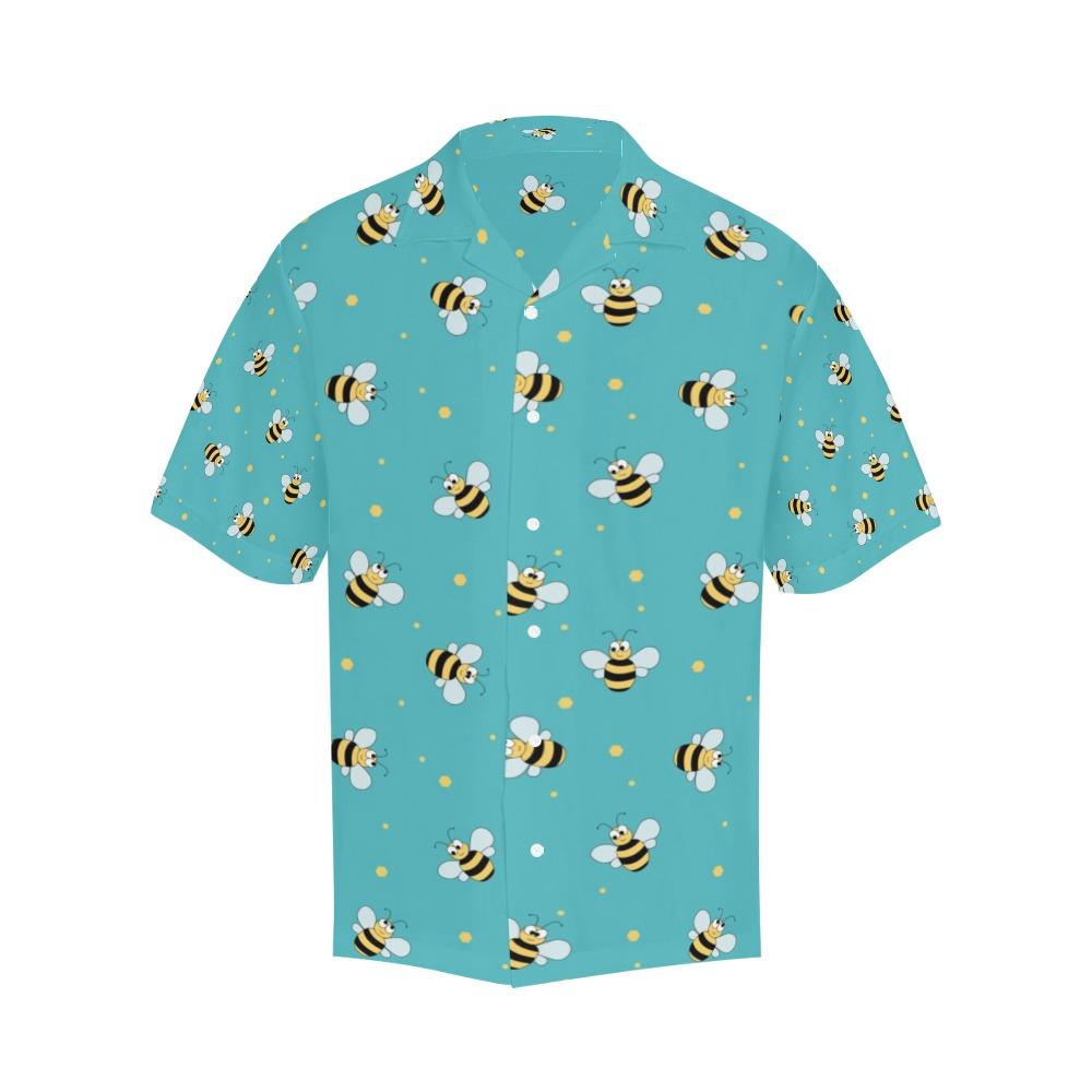 Bee With Dot Print Design Lks3 Hawaiian Shirt