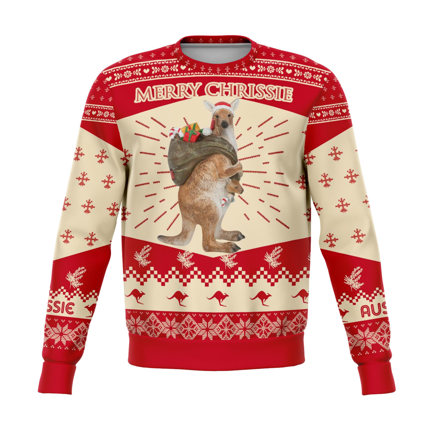 Australia Kangaroo Ugly Christmas Sweater 