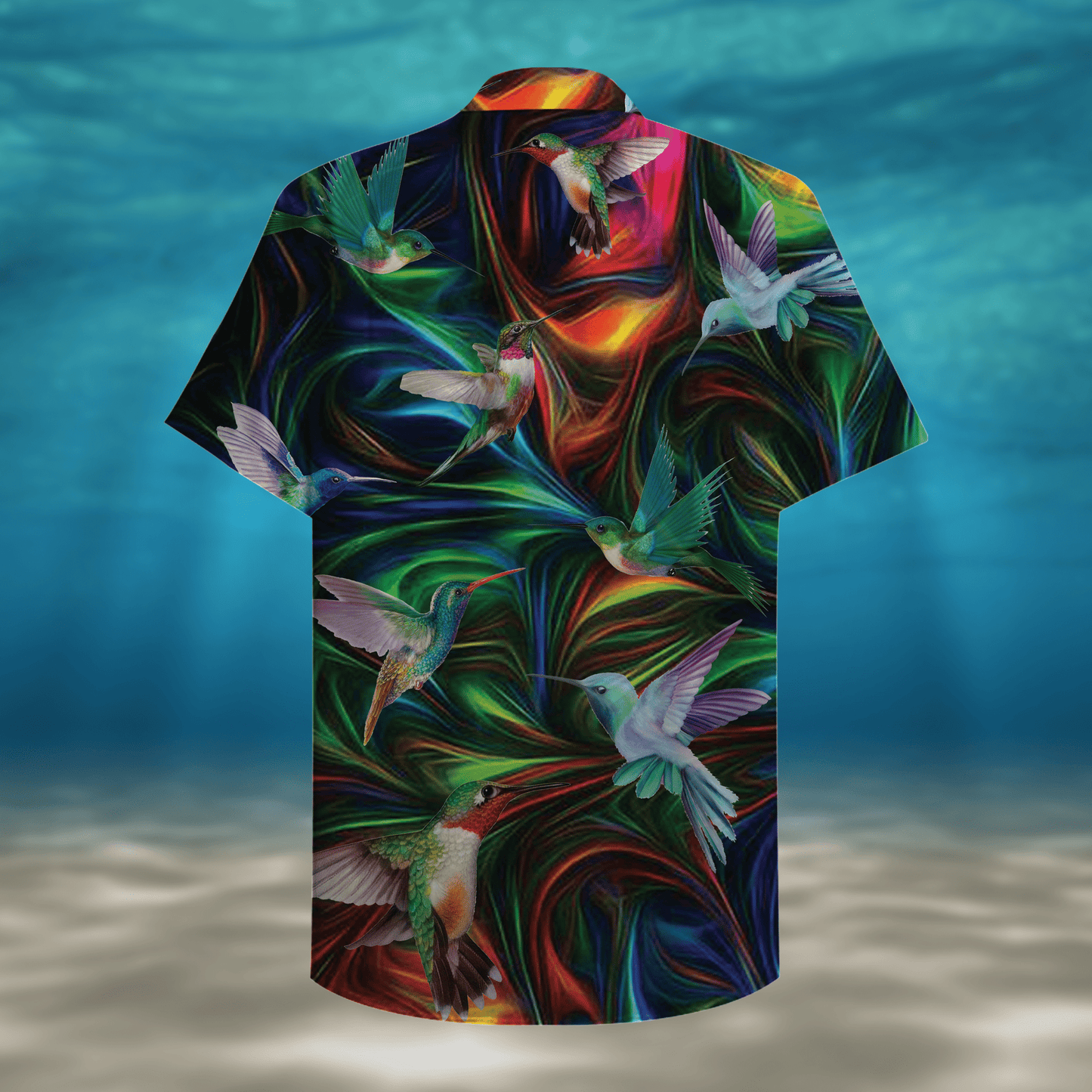 Colorful Hummingbird Hawaiian Aloha Shirts #HL