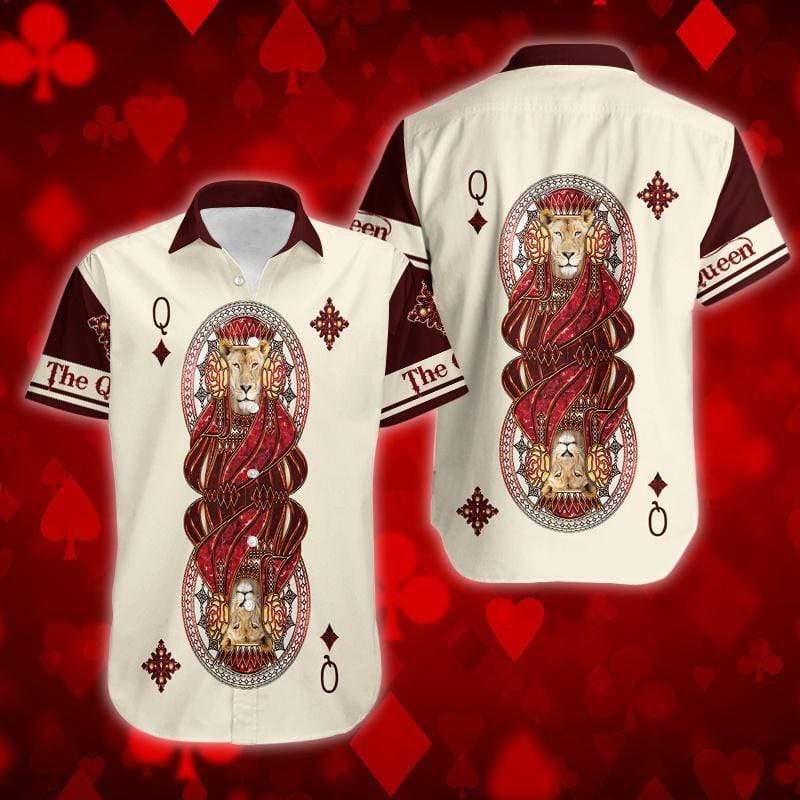 Hawaiian Aloha Shirts Queen Poker