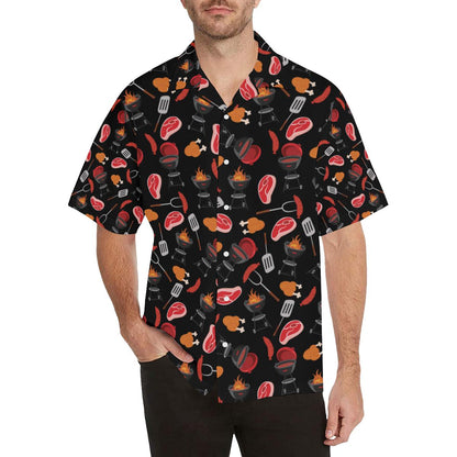Barbecue Pattern Print Design Hawaiian Shirt