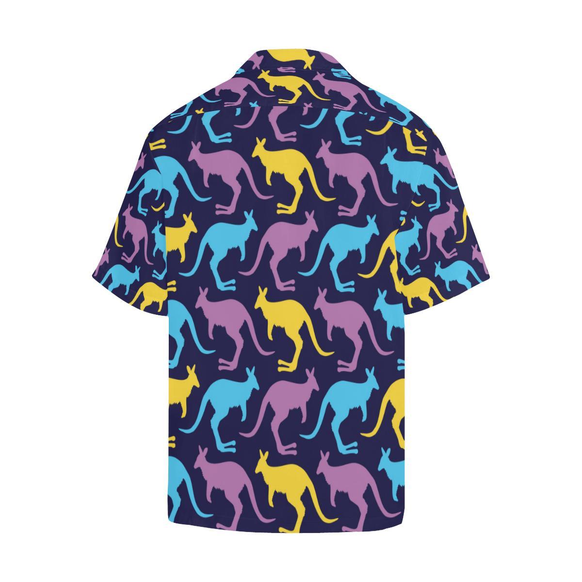 Kangaroos Pattern Print Design Hawaiian Shirt