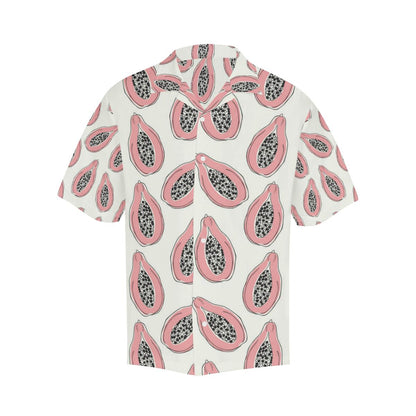 Papaya Pattern Mens All Over Print Hawaiian Shirt