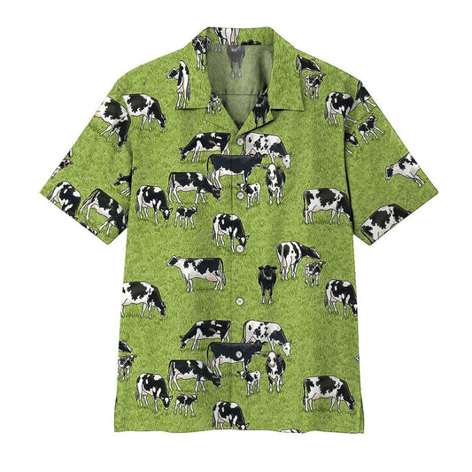  3D Dairy Cow Hawaii Shirt