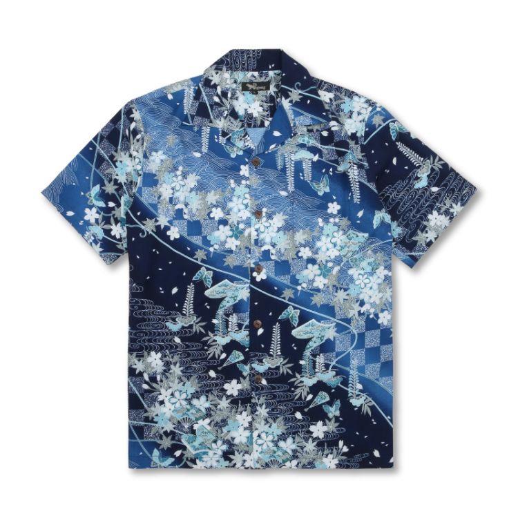 Floral Blue Awesome Design Hawaiian Shirt Dhc18061808