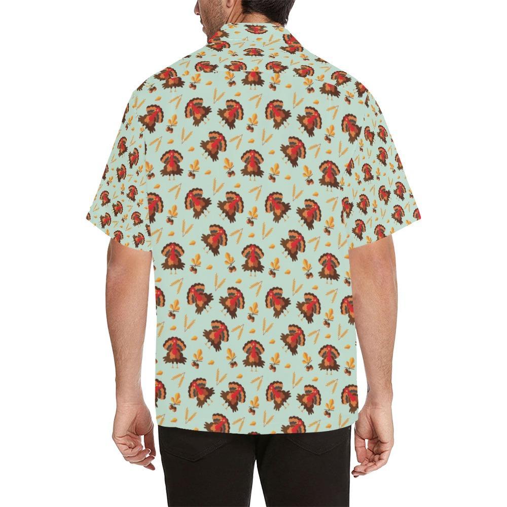 Thanksgiving Print Design Hawaiian Shirt