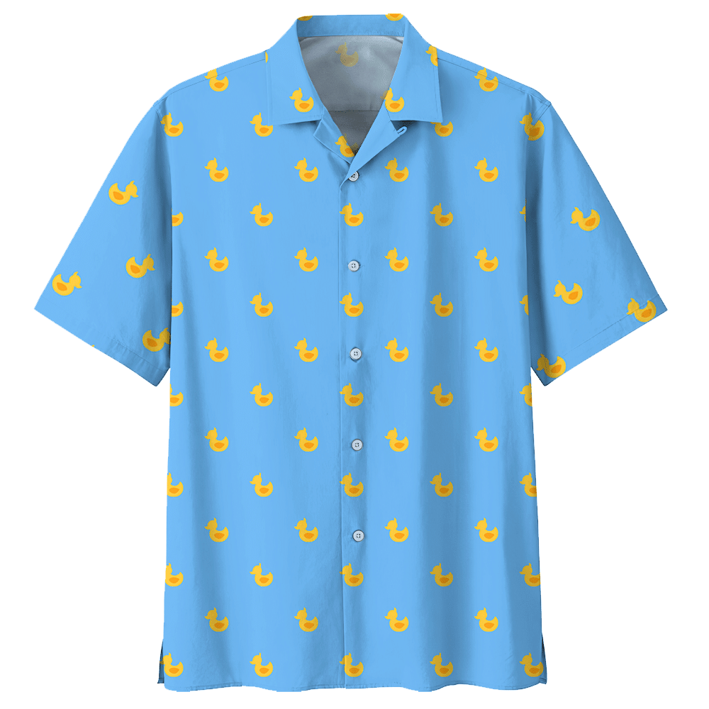 Duck  Blue Amazing Design Unisex Hawaiian Shirt  