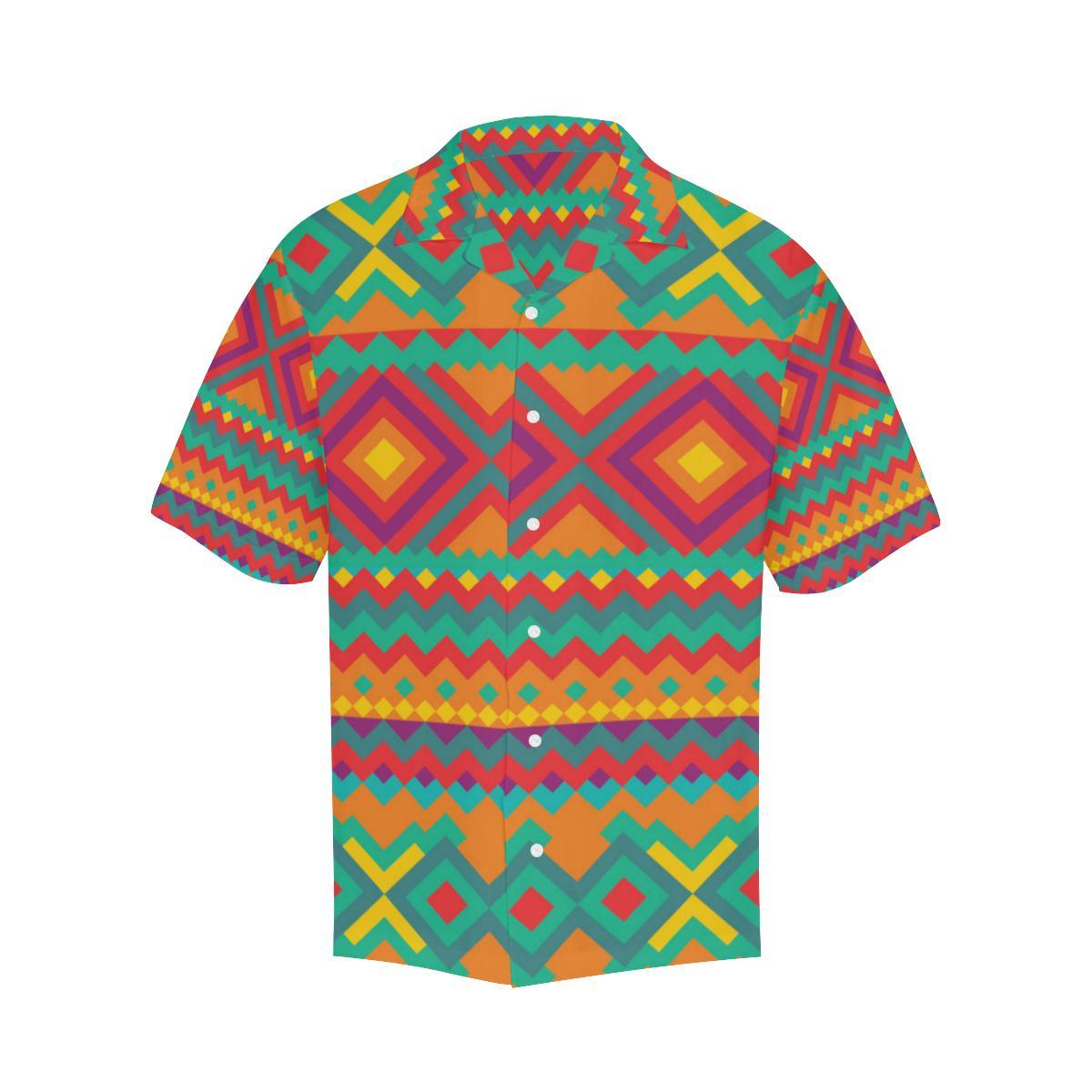 Mexican Pattern Print Design Hawaiian Shirt