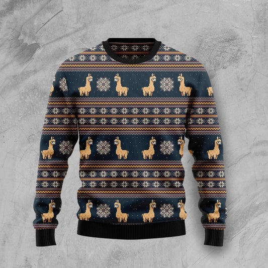 Amazing Llama Ugly Christmas Sweater 