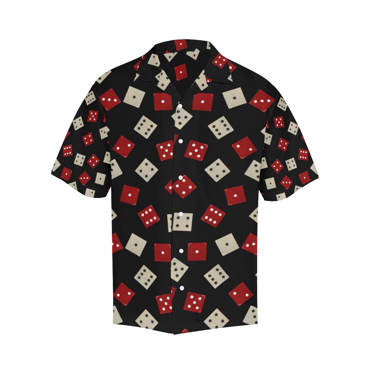 Dice Pattern Print Design 04 Mens All Over Hawaiian Shirt