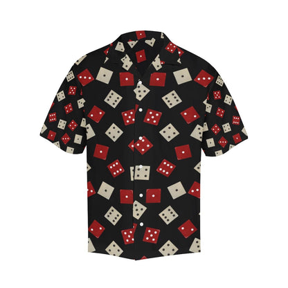Dice Pattern Print Design 04 Mens All Over Hawaiian Shirt