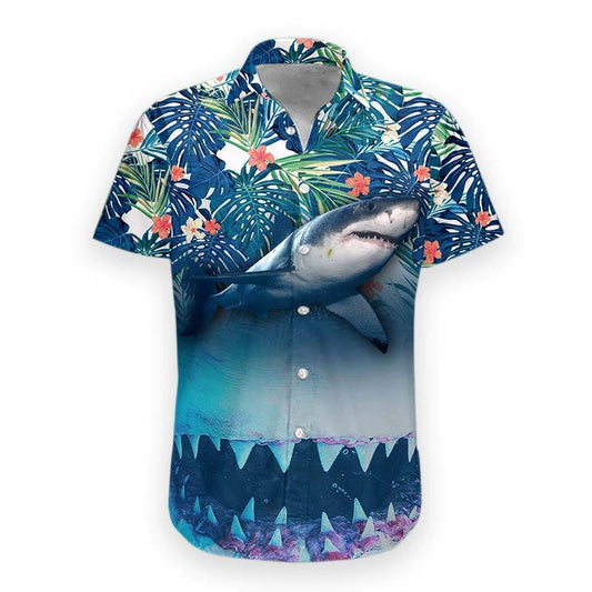  3D Shark Hawaii Shirt