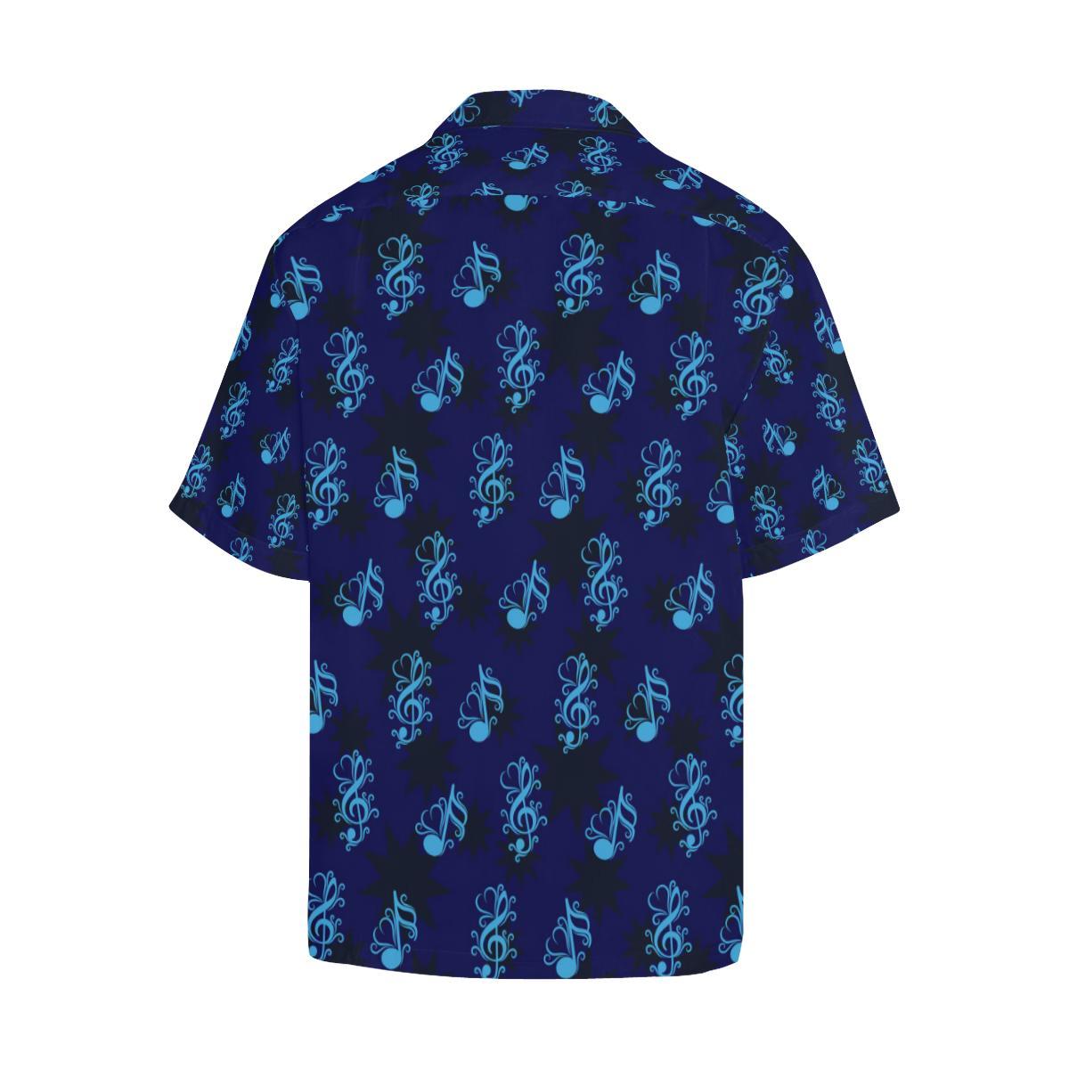 Music Note Pattern Print Design A Hawaiian Shirt