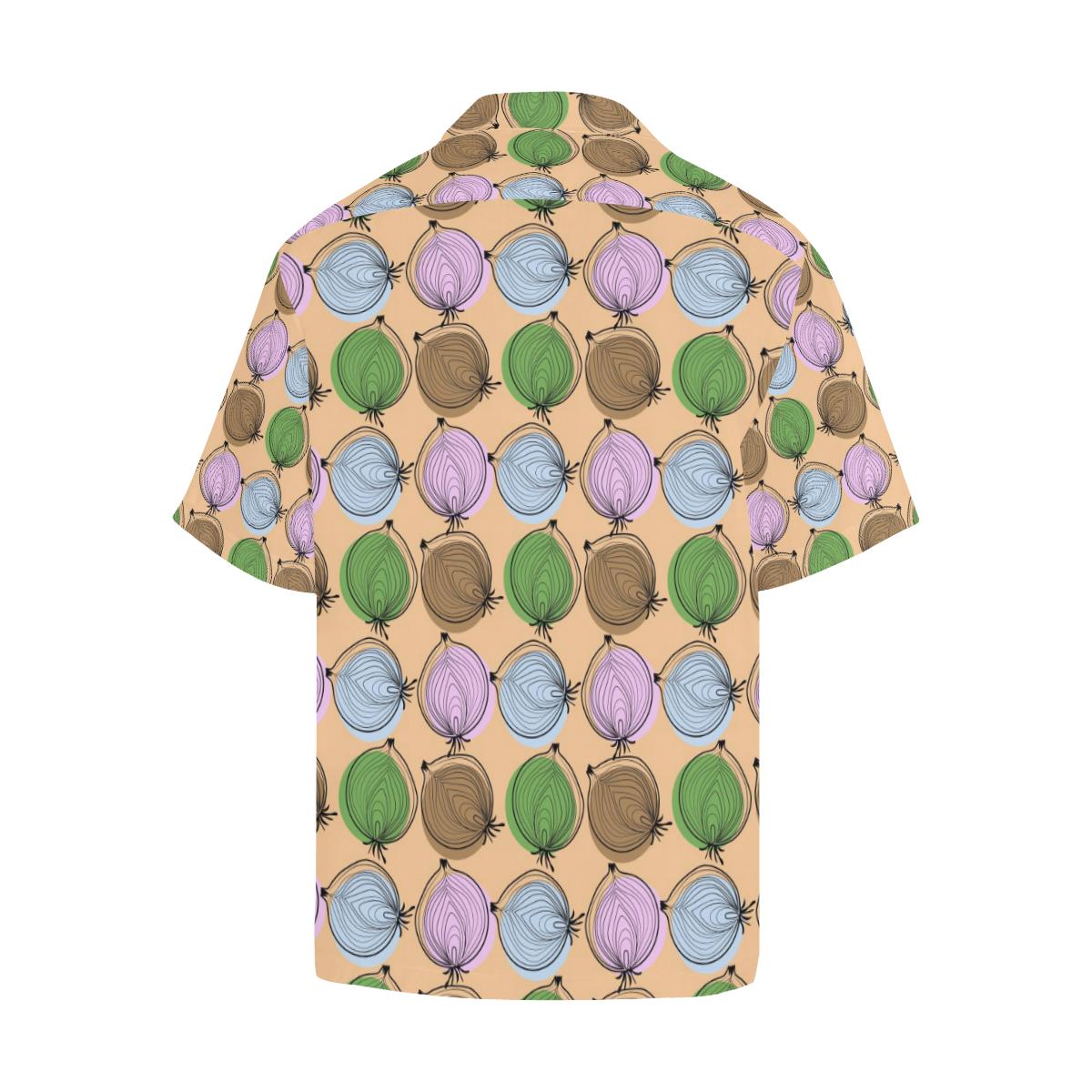 Onion Pattern Mens All Over Print Hawaiian Shirt