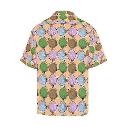 Onion Pattern Mens All Over Print Hawaiian Shirt