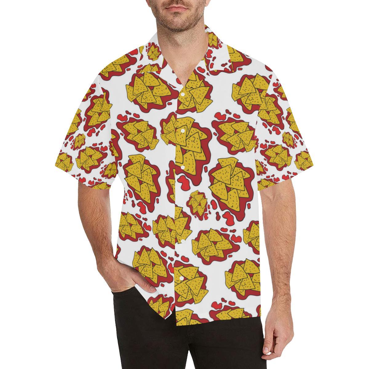 Nachos Pattern Print Design A Hawaiian Shirt