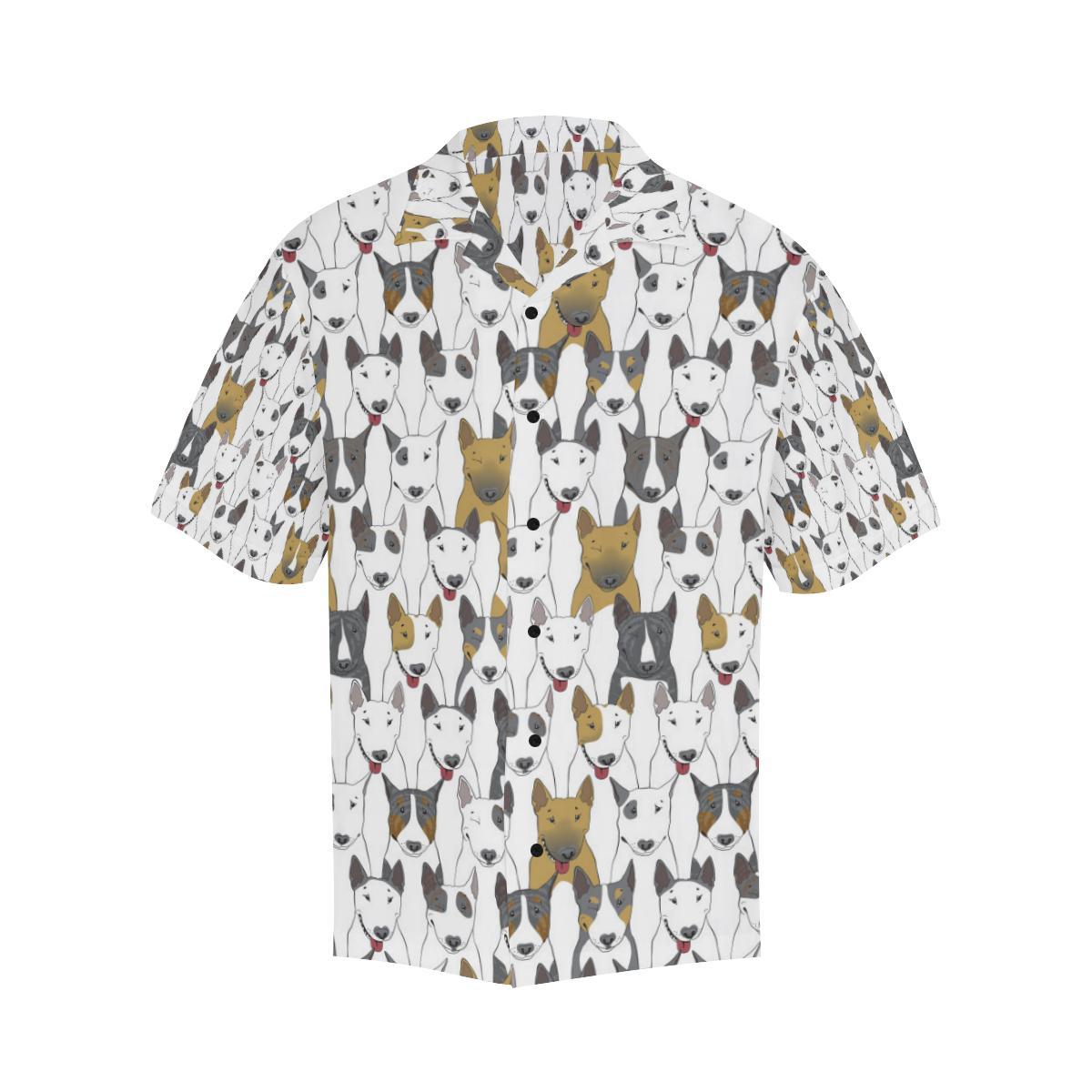 Bull Terriers Pattern Print Design Hawaiian Shirt