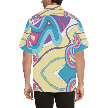 Funky Retro Pattern Print Design A Hawaiian Shirt